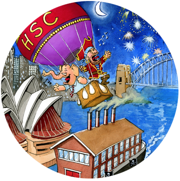 Sydney Harbour drawing